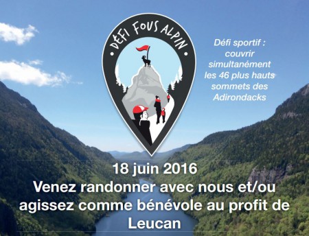 23 avril 2016 - Inscription pour le Défi Fous Alpin